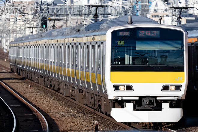 E231系ミツA512編成を西荻窪駅で撮影した写真