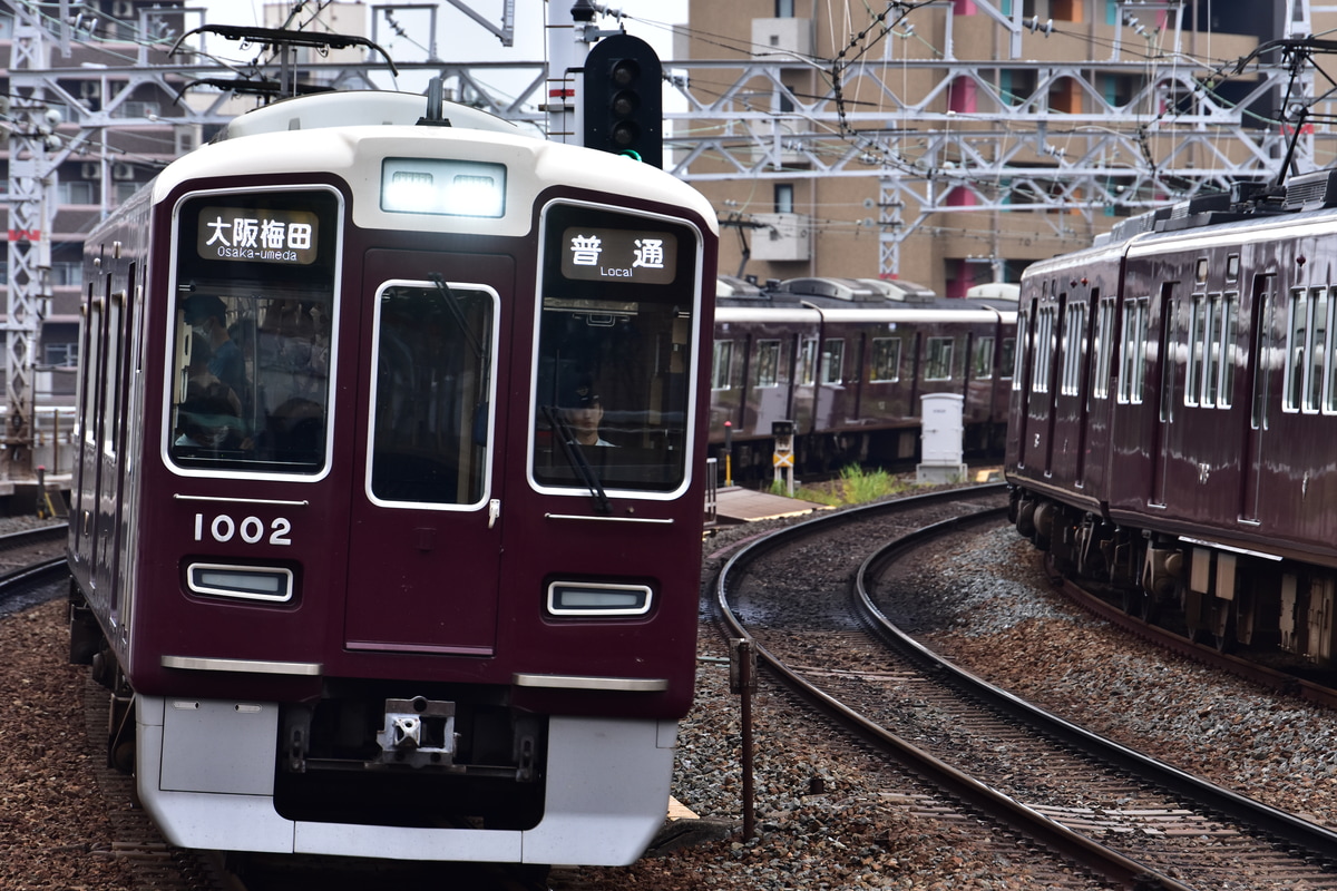 阪急電鉄 西宮車庫 1000系 1002F