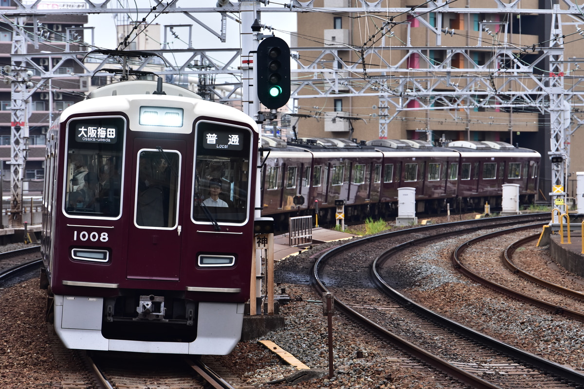 阪急電鉄 西宮車庫 1000系 1008F
