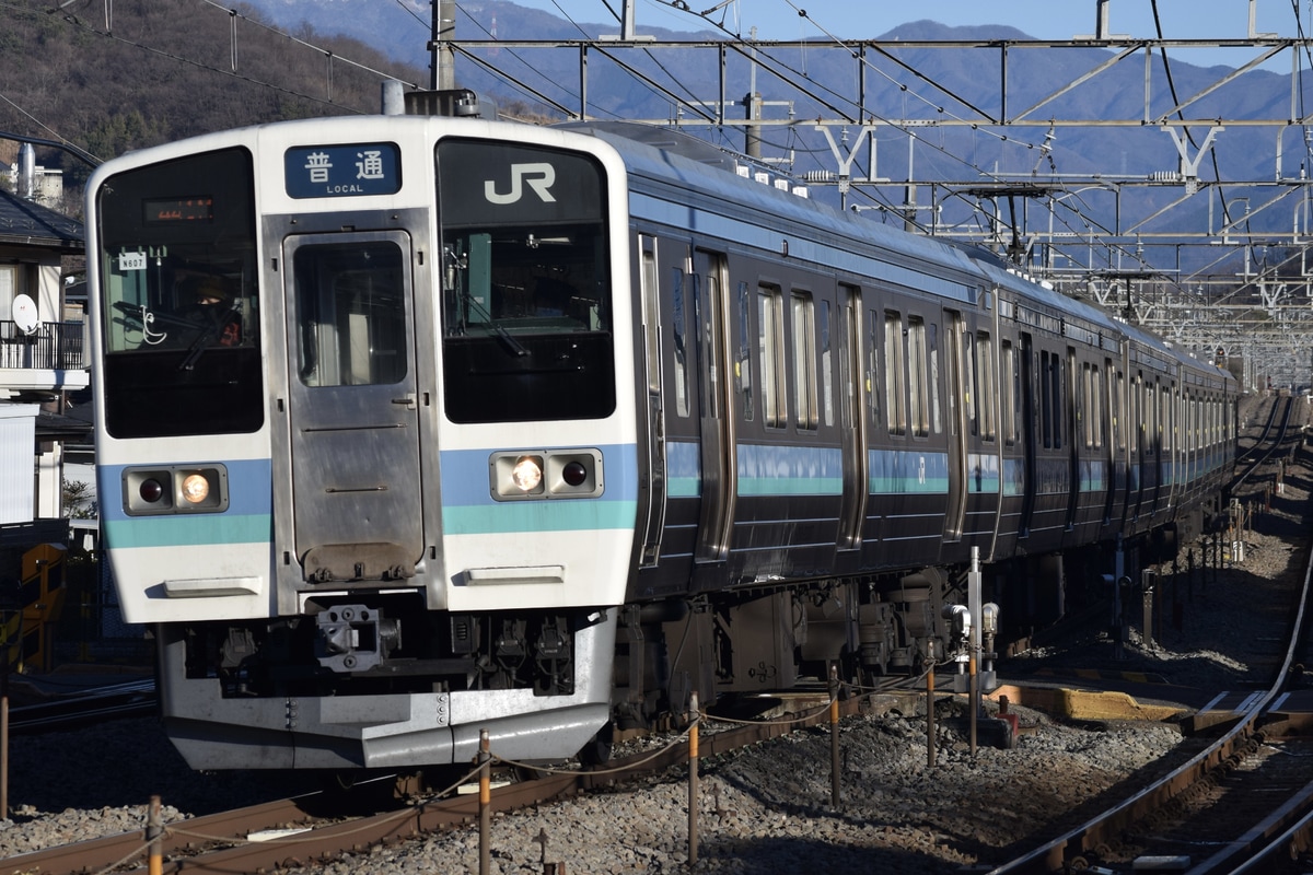 JR東日本 長野総合車両センター 211系 ナノN607編成