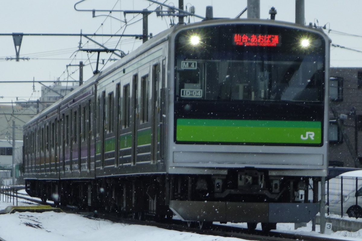 JR東日本 仙台車両センター宮城野派出所 205系3100番台 M4編成