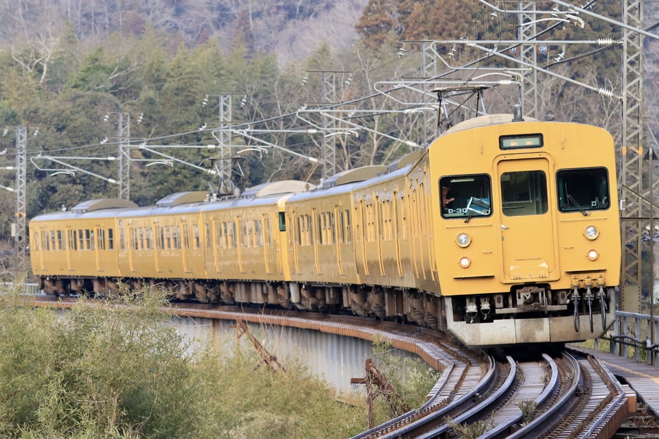 JR西115系D30編成<br class="br-sp" />(D-30編成)(オカD30編成)(オカD-30編成)の写真