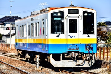 関東鉄道 水海道車両基地 キハ5020形 5021