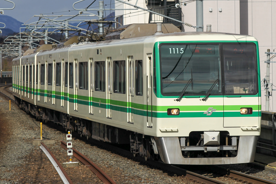 仙台市交通局 1000系 1115Fの写真