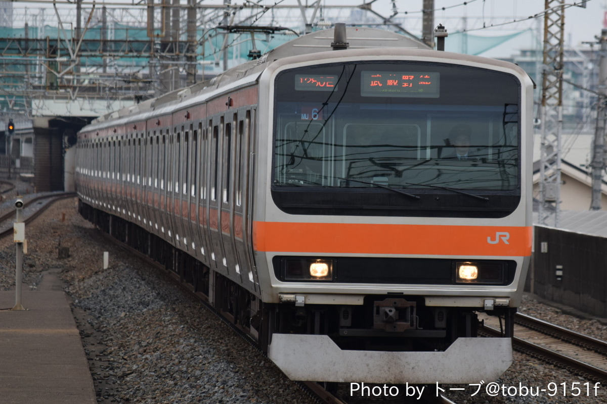 JR東日本 京葉車両センター E231系 ケヨMU6編成