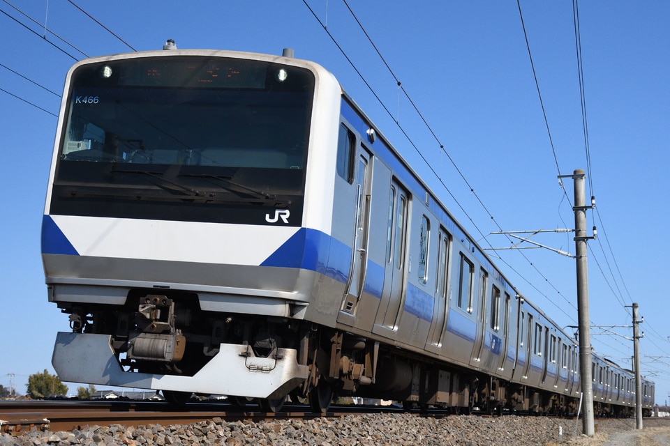 JR東E531系カツK466編成<br class="br-sp" />(カツK466)の写真