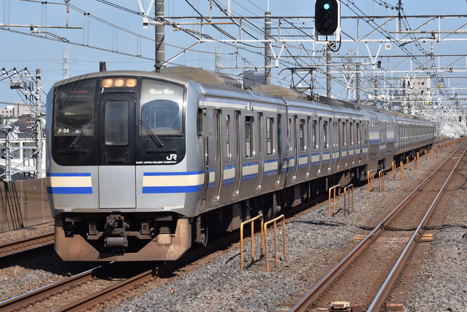 JR東E217系クラY-24編成<br class="br-sp" />(Y-24編成)(Y24編成)の写真