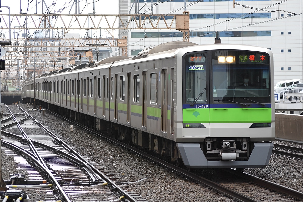 東京都交通局 大島車両検修場 10-300形 10-480F