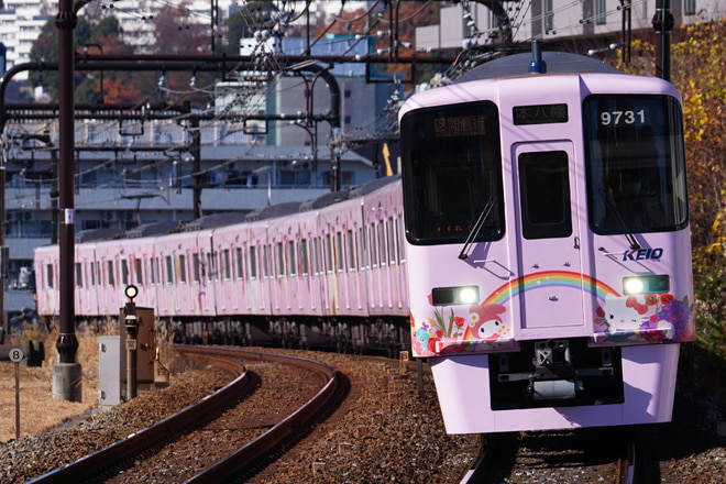 若葉台検車区9000系9731Fを京王永山駅で撮影した写真