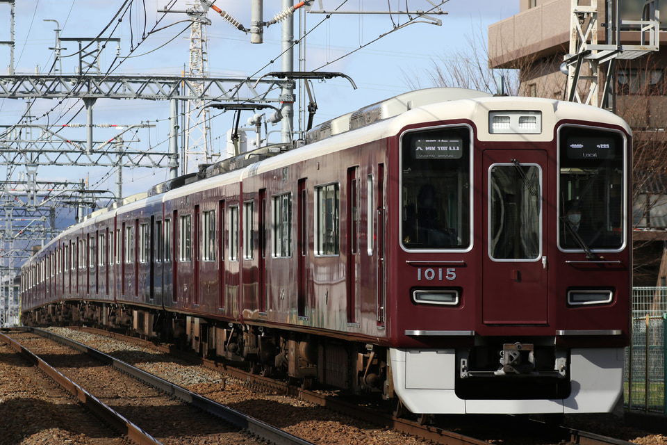 阪急1000系1015×8R<br class="br-sp" />(1015F)(1015編成)の写真