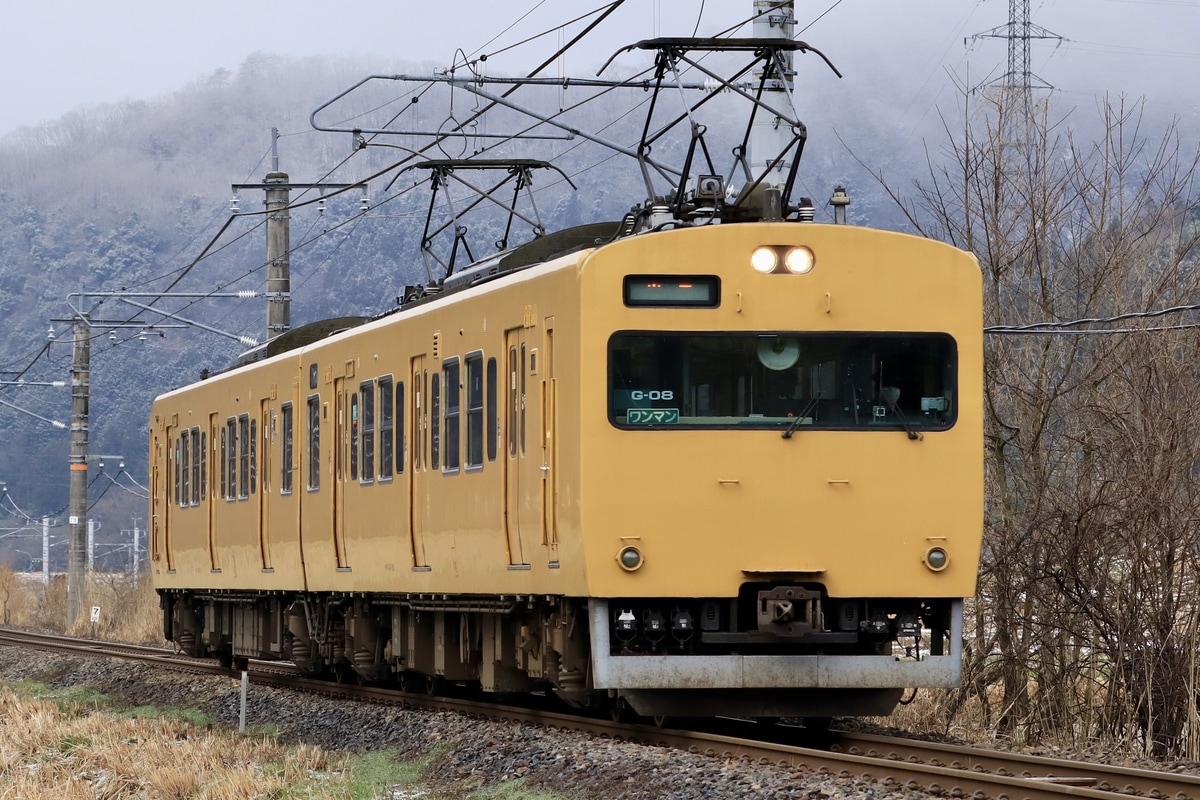 JR西日本 下関総合車両所岡山電車支所 114系 G-08編成