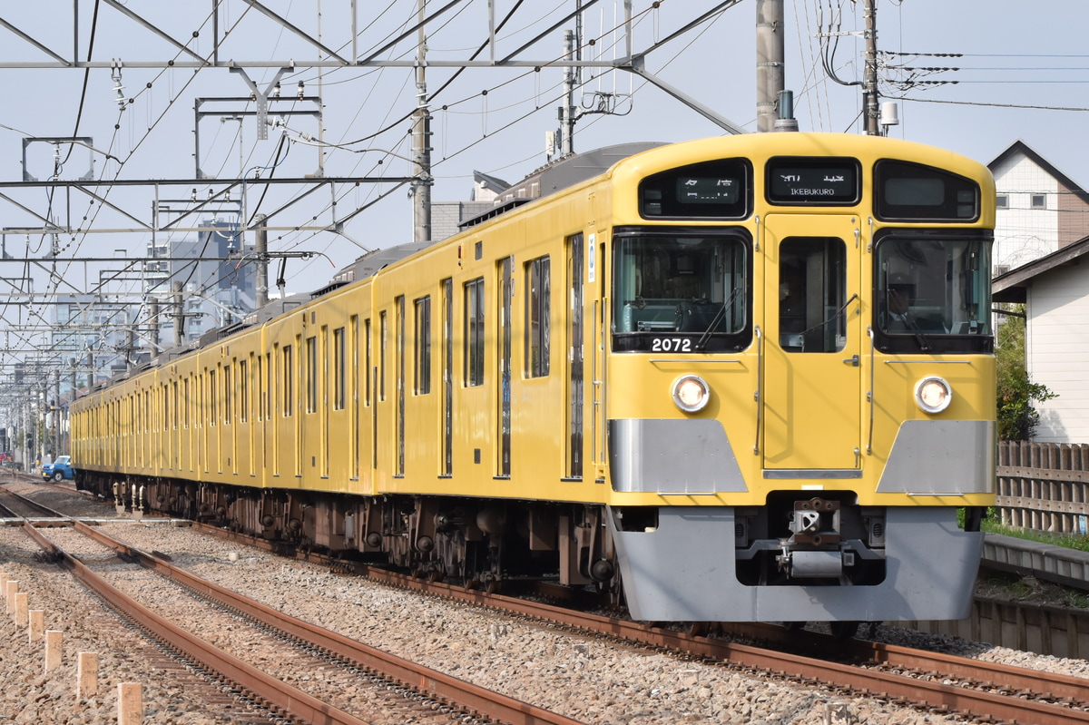 西武鉄道 武蔵丘車両基地 2000系 2071F