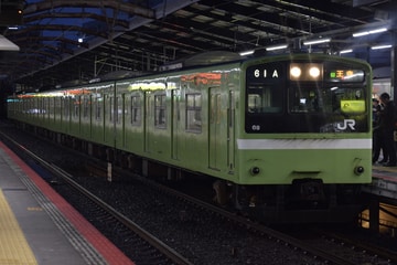 JR西日本 吹田総合車両所奈良支所 201系 ND604編成