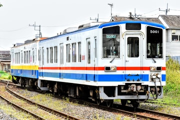 関東鉄道 水海道車両基地 キハ5000形 5001