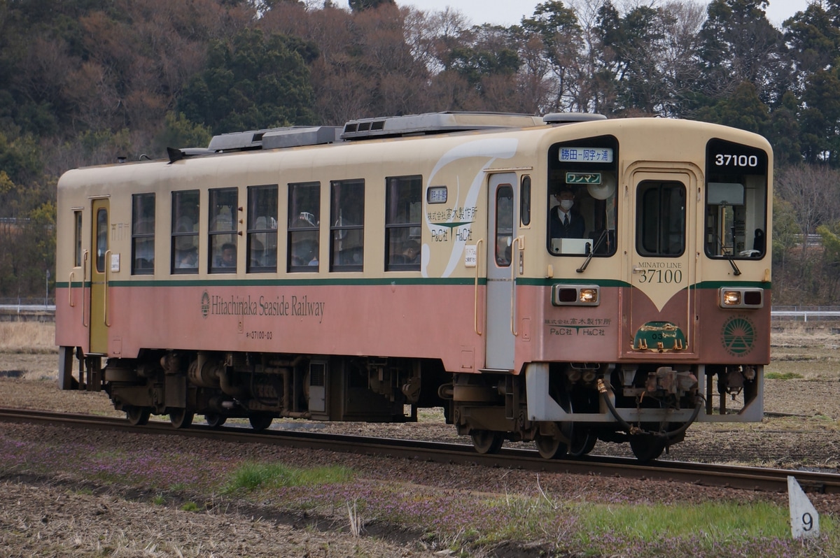 ひたちなか海浜鉄道 湊機関区 37100形 37100