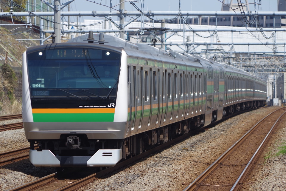 JR東E233系コツE-04編成<br class="br-sp" />(コツE04編成)(コツE-04)(コツE04)の写真