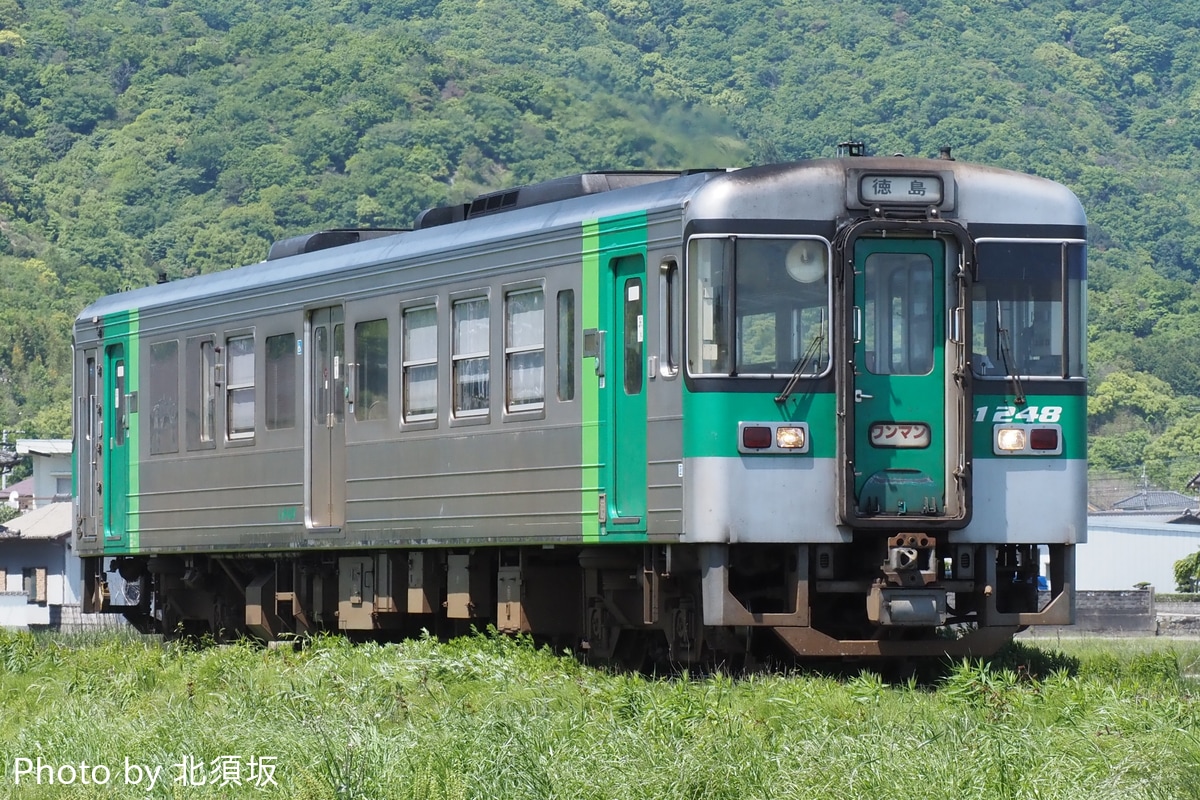 JR四国 徳島運転所 1200形 1248