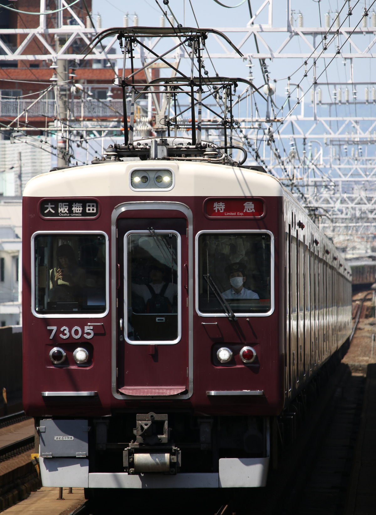阪急電鉄 正雀車庫 7300系 7305F