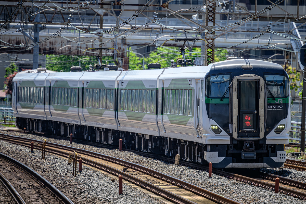 JR東日本 大宮総合車両センター東大宮センター E257系 オオOM-52編成