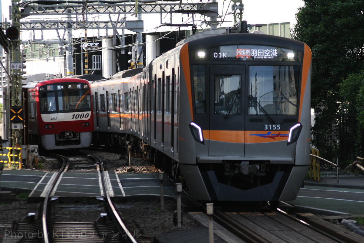 京成電鉄 宗吾車両基地 3100形 3155編成