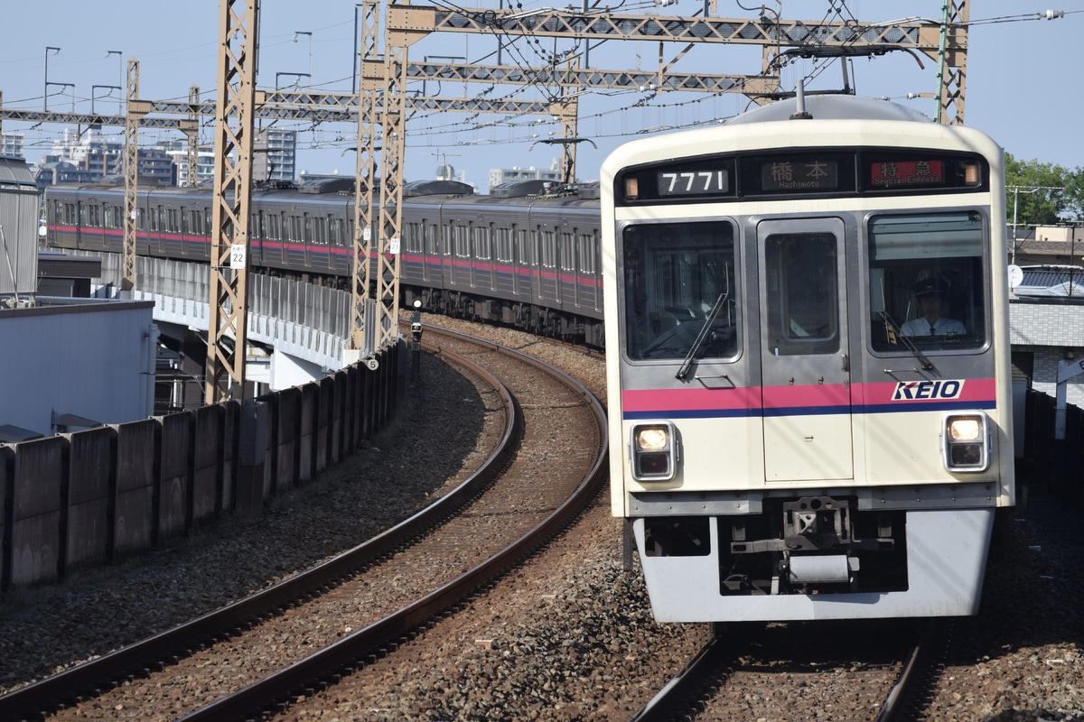 京王電鉄 若葉台検車区 7000系 7721F