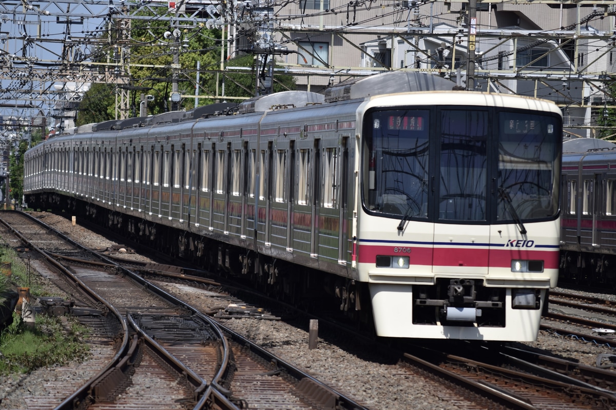 京王電鉄 若葉台検車区 8000系 8706F