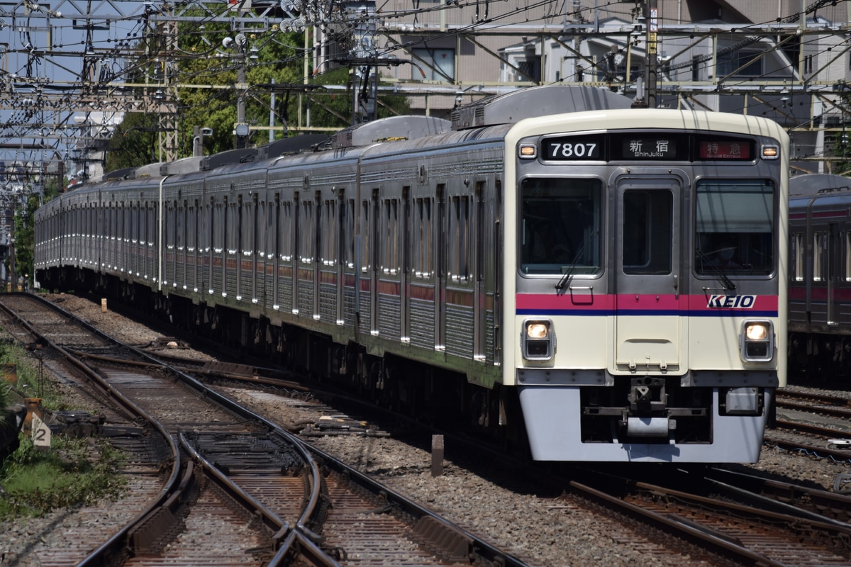 京王電鉄 若葉台検車区 7000系 7807F