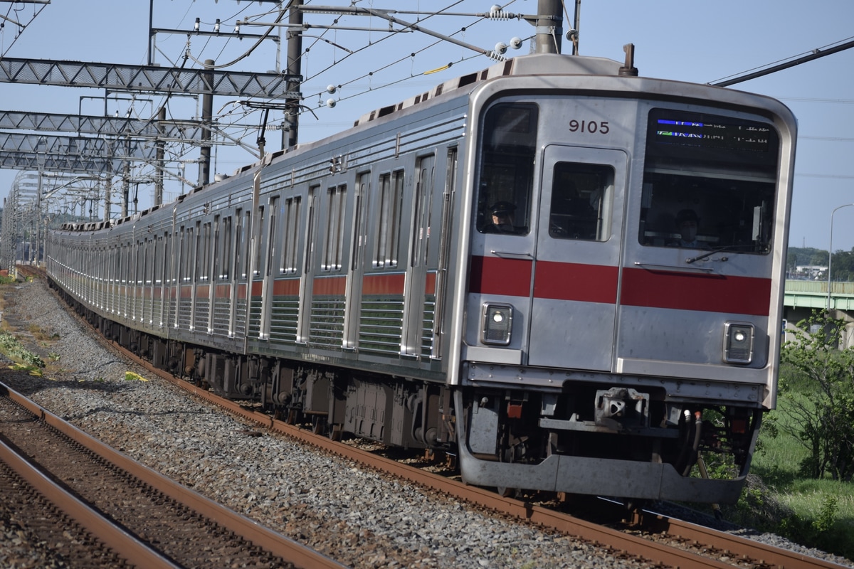 東武鉄道 森林公園検修区 9000型 9105F