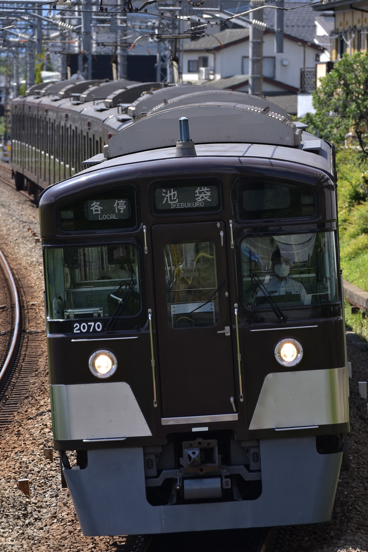 西武鉄道 武蔵丘車両基地 2000系 2070F