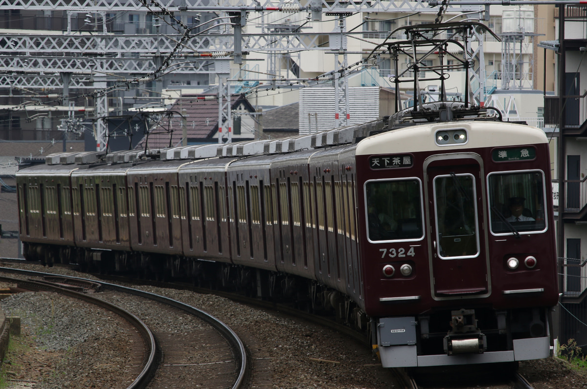 阪急電鉄 正雀車庫 7300系 7324F