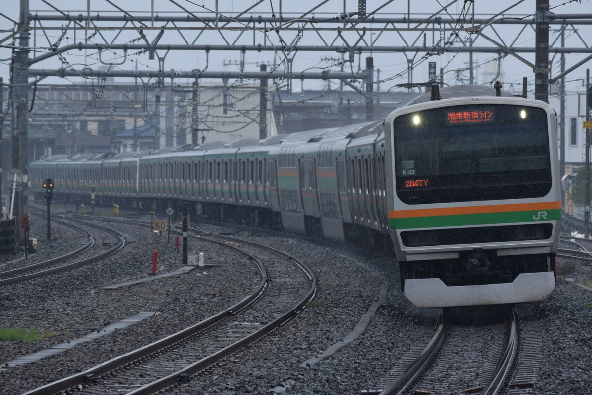 JR東日本 国府津車両センター E231系 コツK-42編成