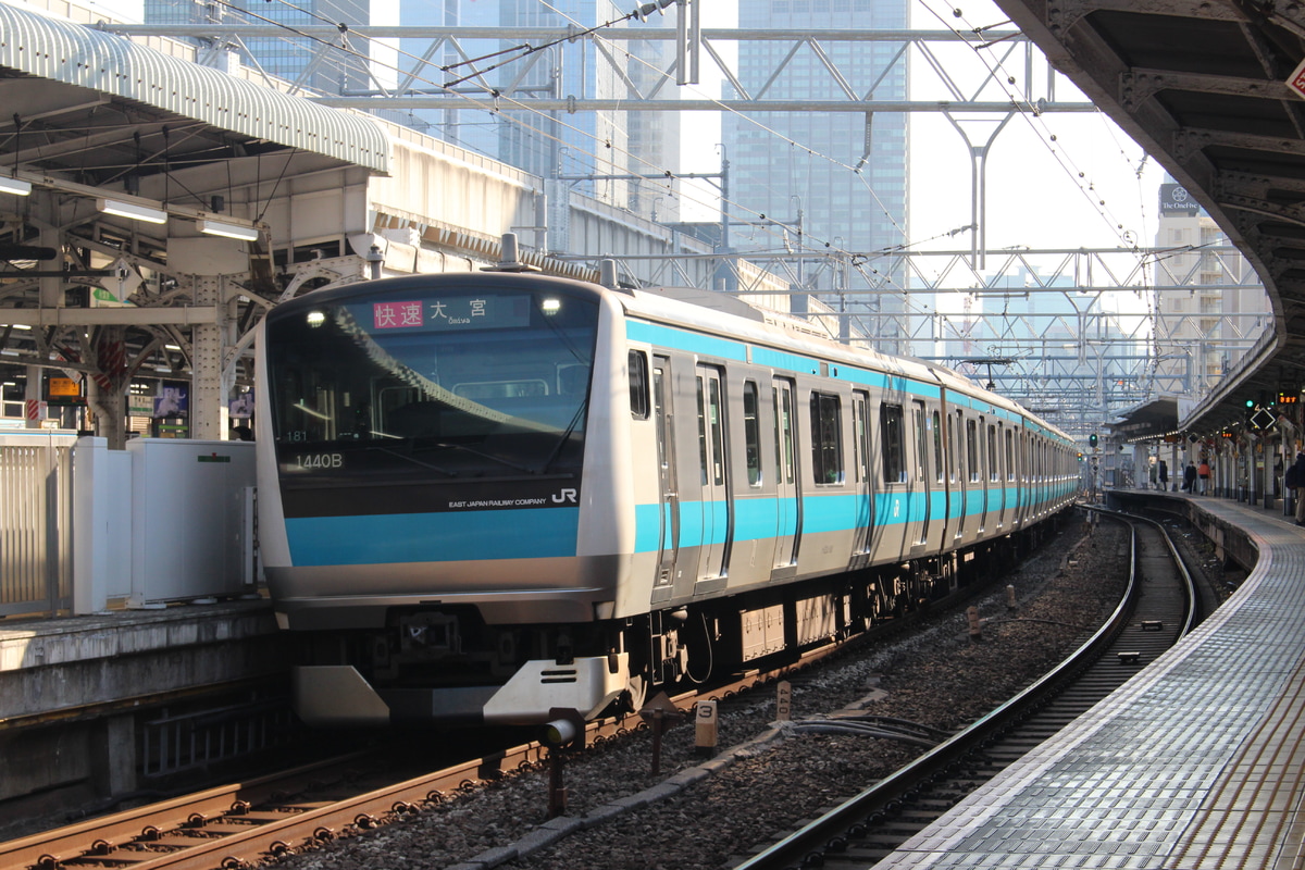 JR東日本 大宮総合車両センター本区 E233系 ウラ181編成