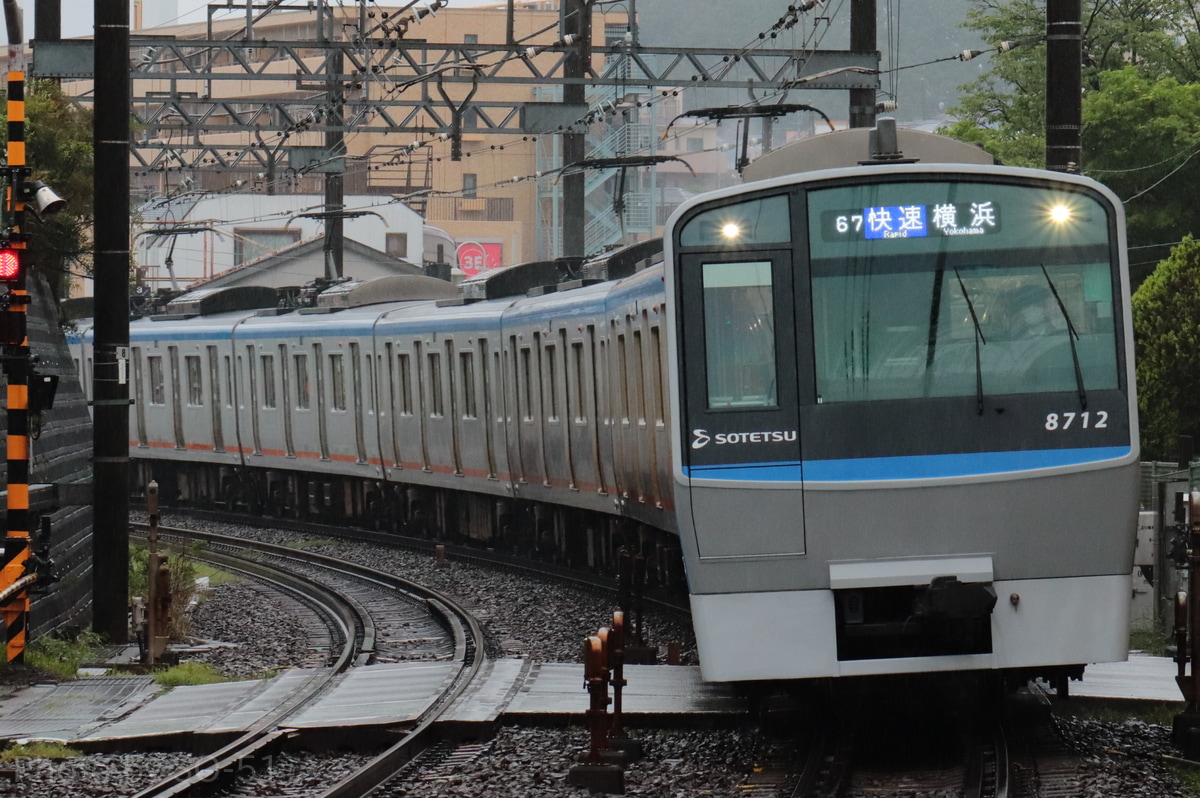 相模鉄道 かしわ台車両センター 8000系 8712×10