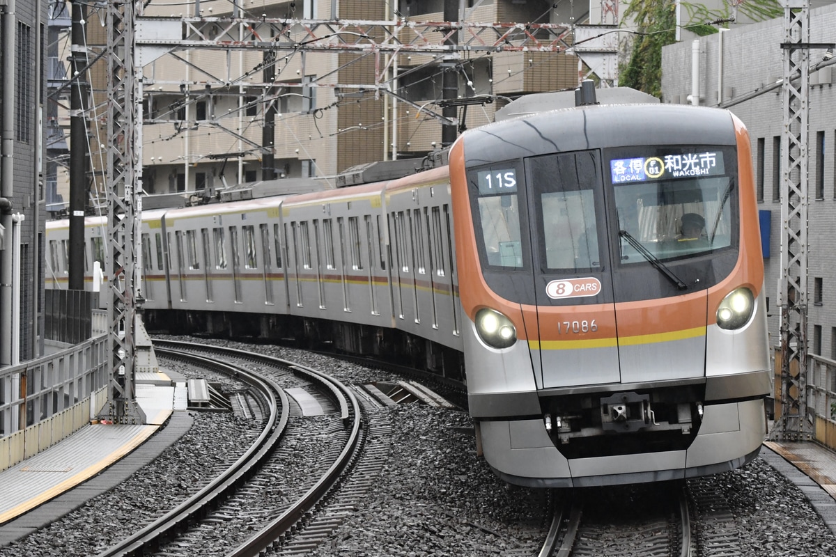 東京メトロ 和光検車区 17000系 17186F