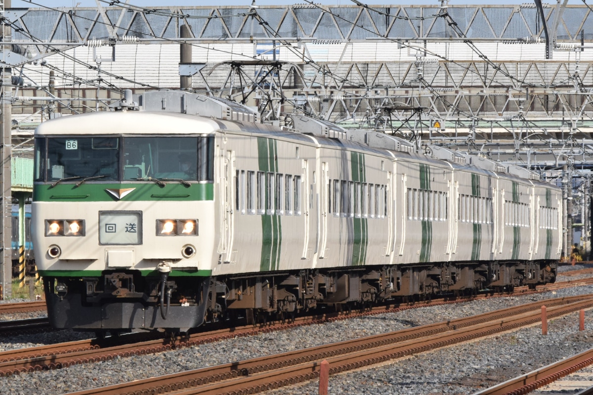 JR東日本 大宮総合車両センター 185系 オオB6編成