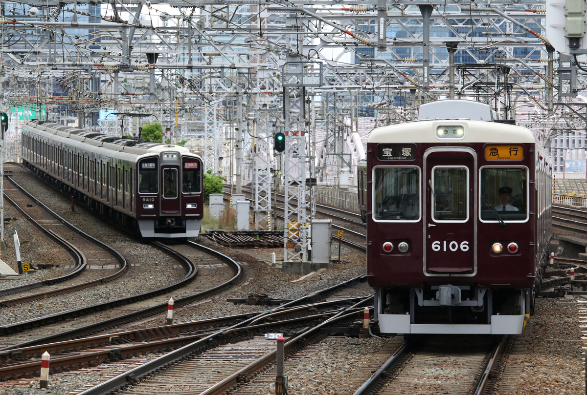 阪急電鉄 平井車庫 6000系 6006F
