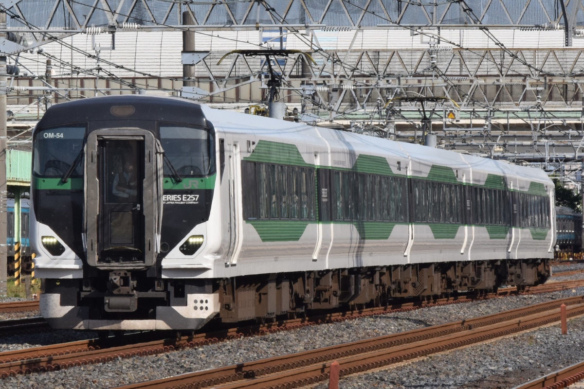 JR東日本 大宮総合車両センター E257系 オオOM-54編成