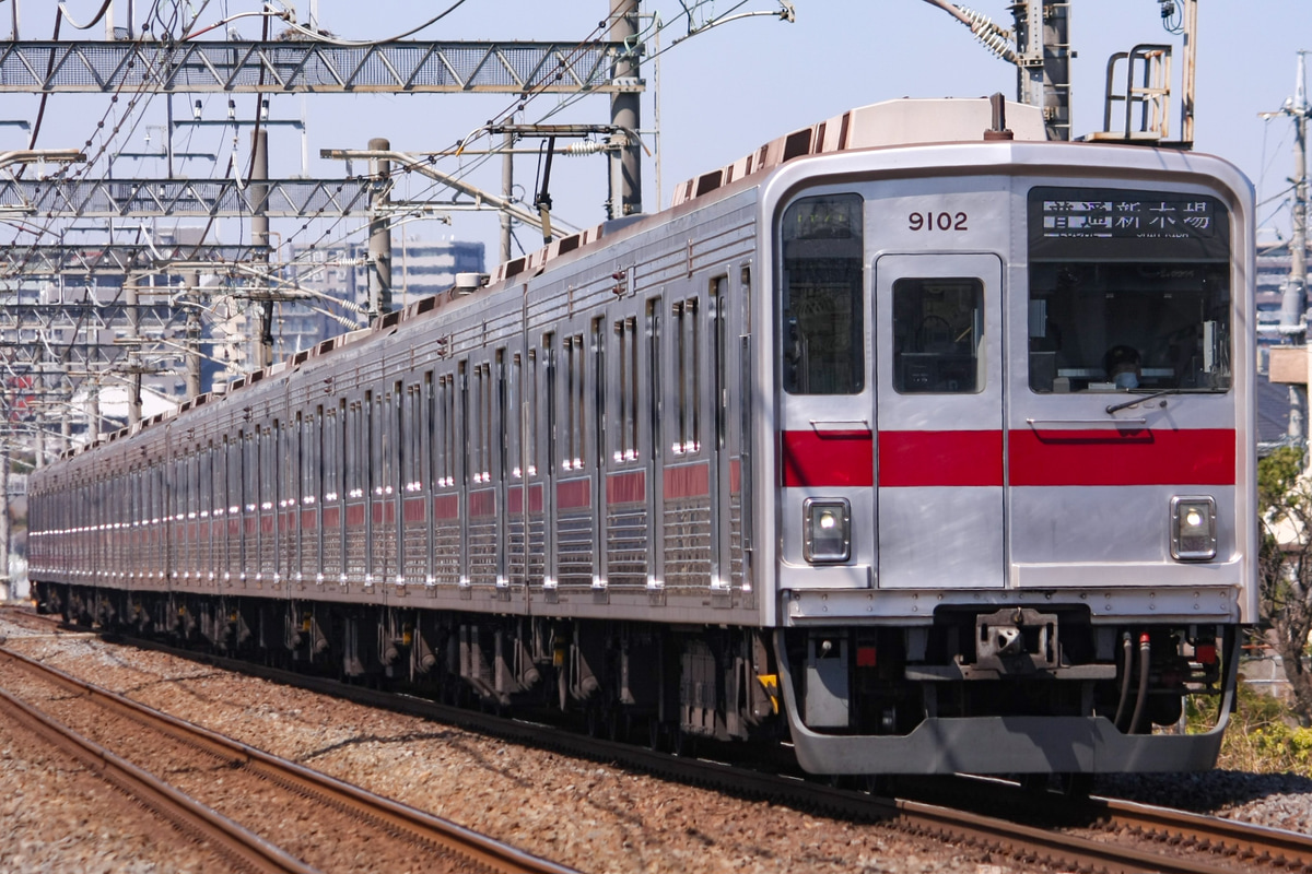 東武鉄道 森林公園検修区 9000型 9102F