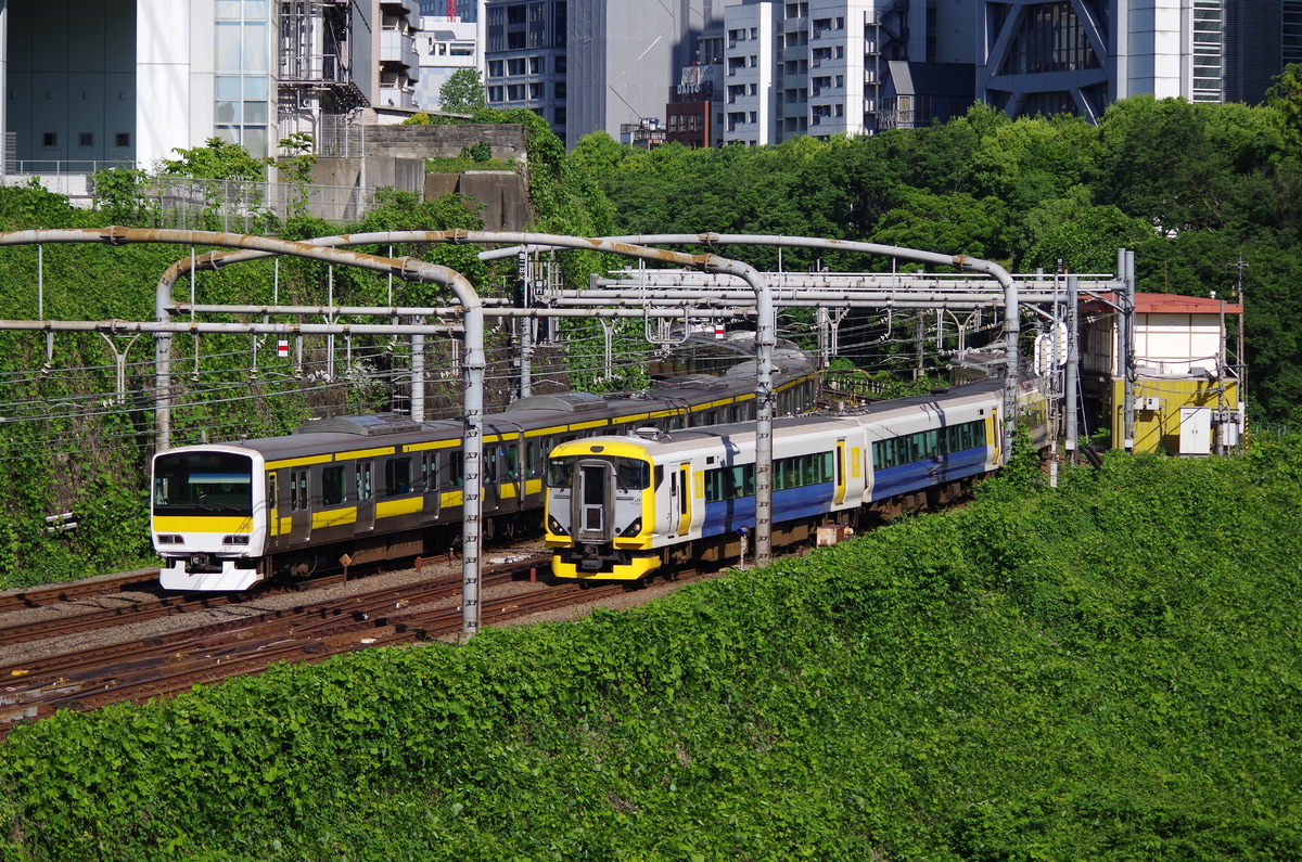 JR東日本 幕張車両センター本区 E257系 マリNB-05編成