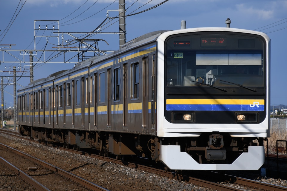 JR東209系マリC406編成<br class="br-sp" />(C406編成)(マリC406)の写真