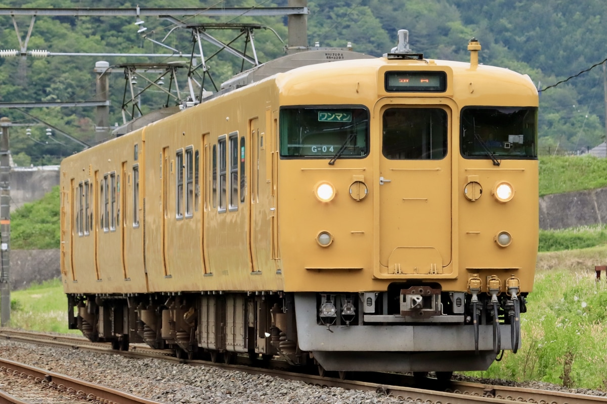 JR西日本 下関総合車両所岡山電車支所 115系 G-04編成