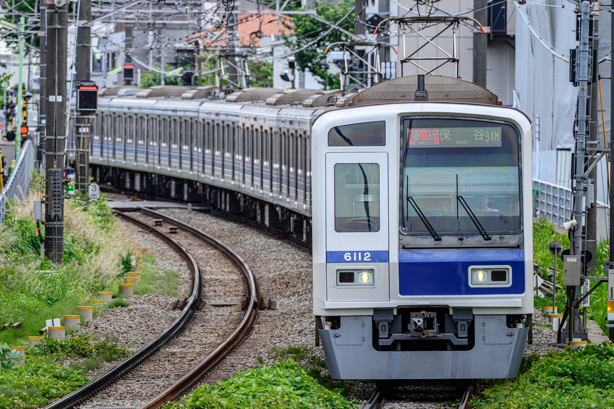 西武鉄道 小手指車両基地 6000系 6112F