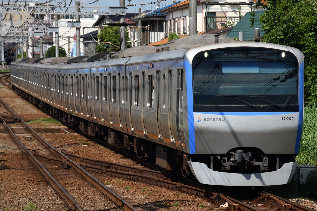 相模鉄道 かしわ台車両センター 11000系 11001×10