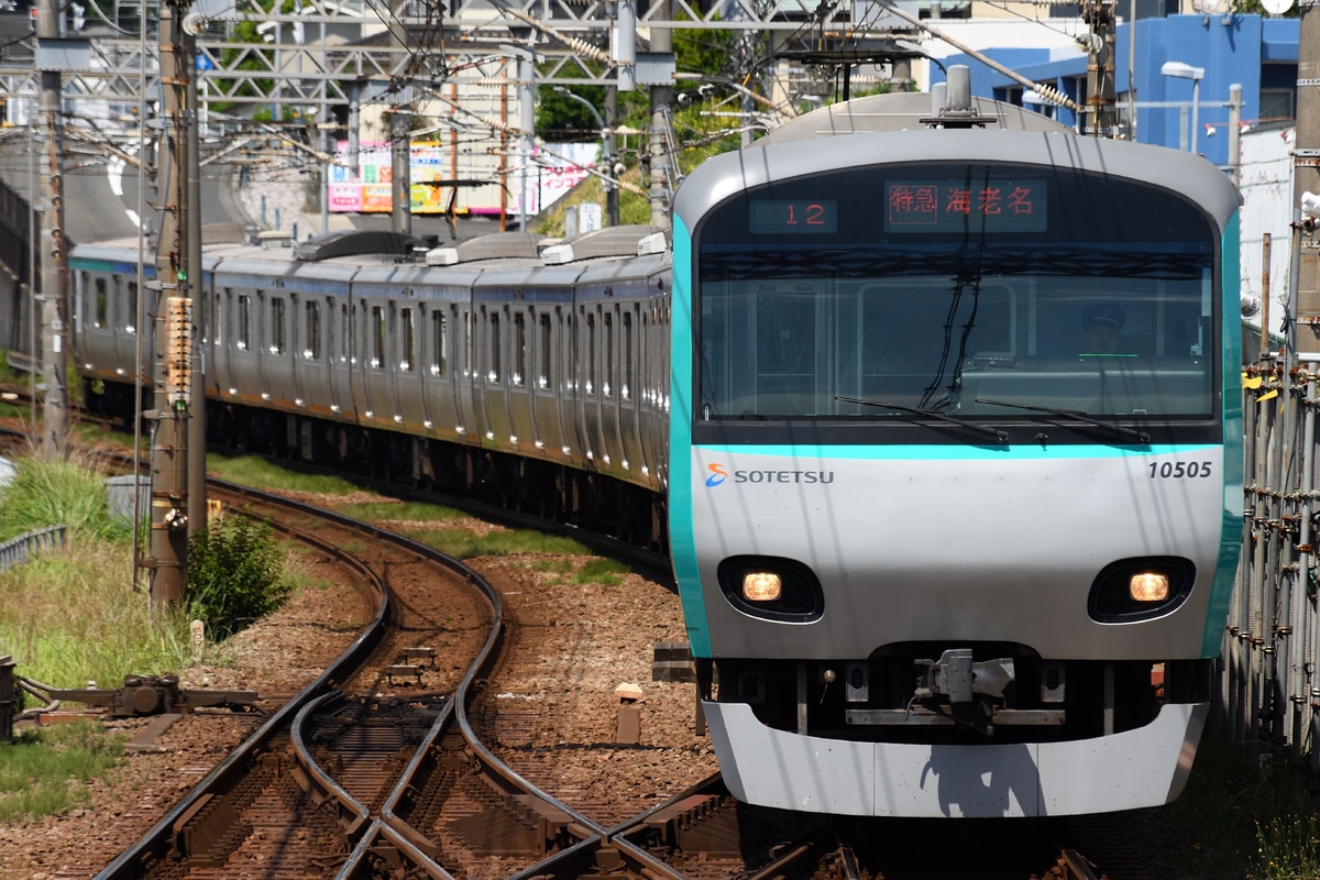 相模鉄道 かしわ台車両センター 10000系 10705×8