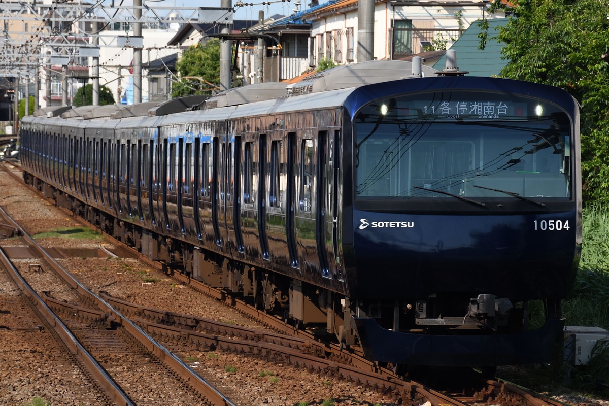 相模鉄道 かしわ台車両センター 10000系 10704×8