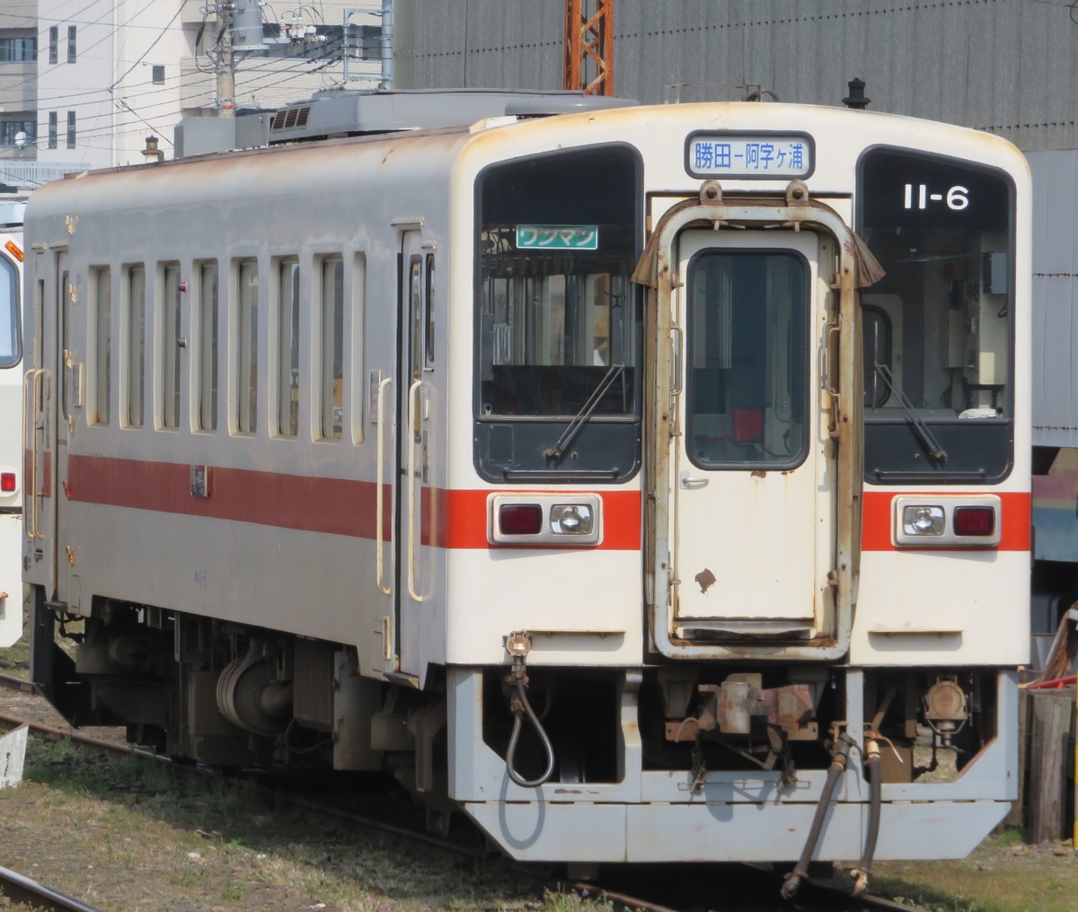 ひたちなか海浜鉄道 那珂湊機関区 キハ11形 キハ11-6