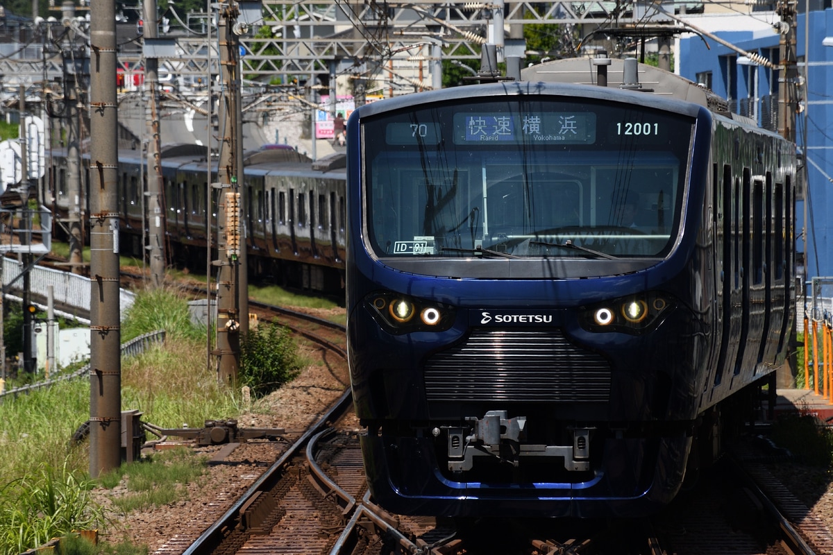 相模鉄道 かしわ台車両センター 12000系 12101×10