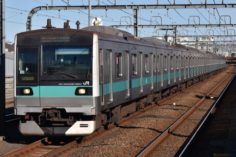 JR東E233系マト12編成の写真
