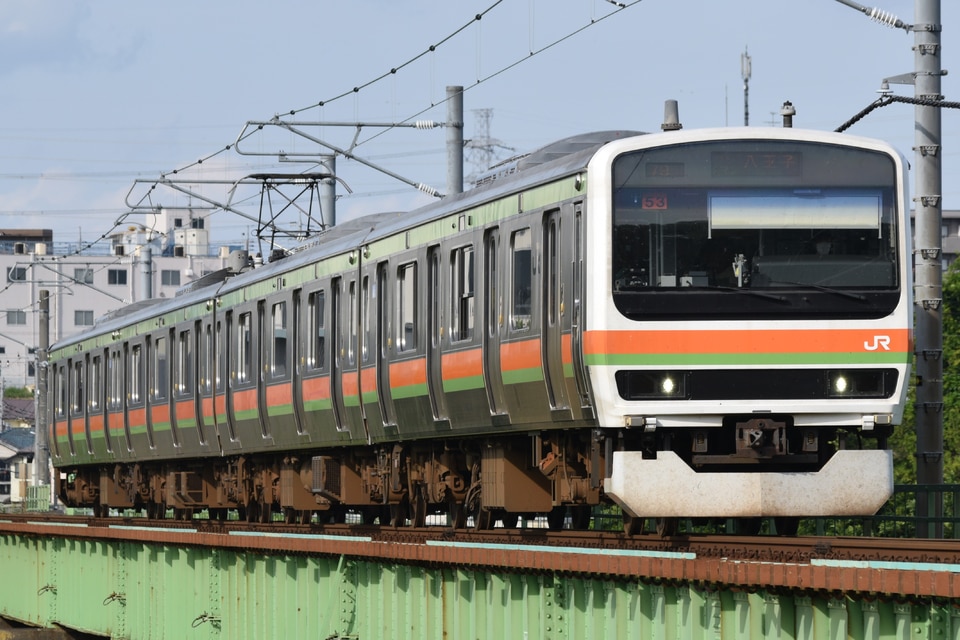 JR東209系ハエ53編成<br class="br-sp" />(川53編成)(カワ53編成)の写真