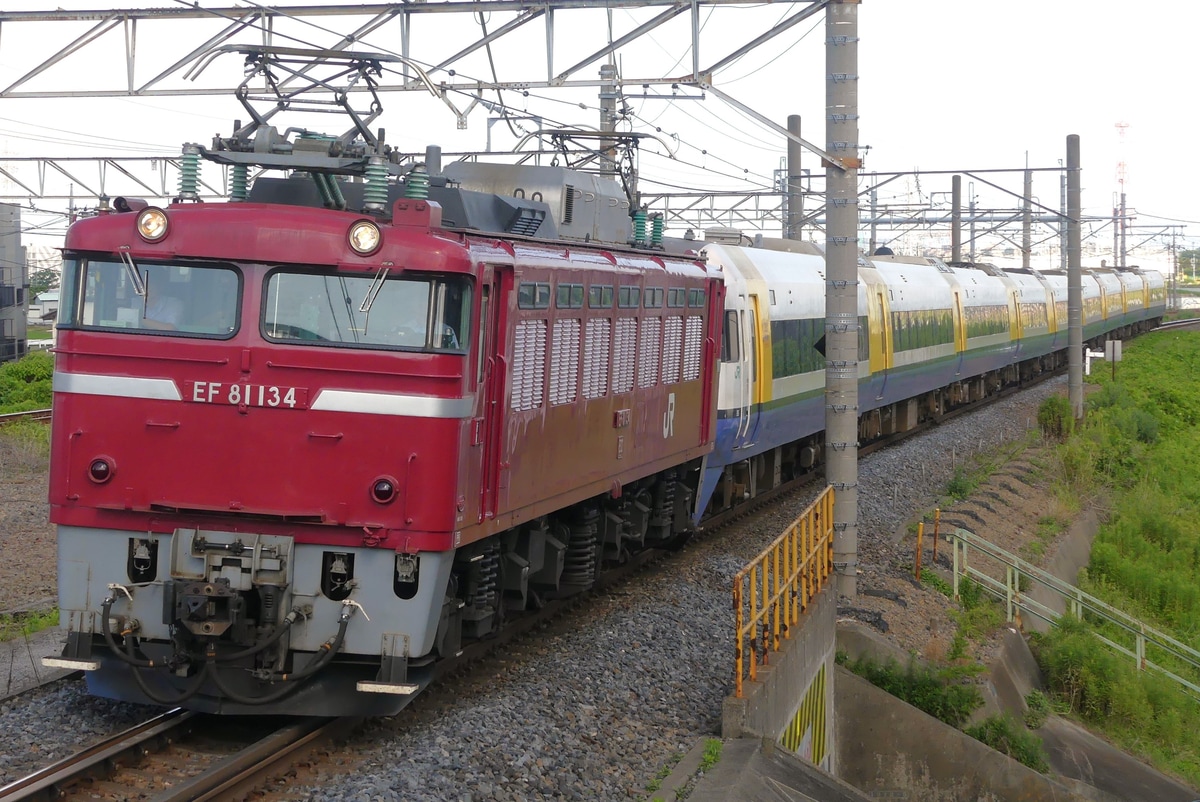 JR東日本 新潟車両センター EF81 134